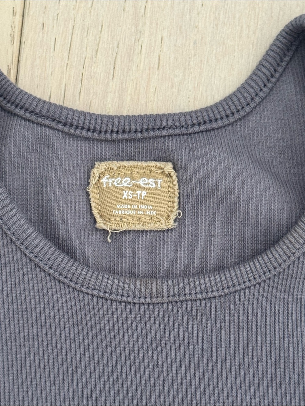 Free People Gray Blue Crop Tank & Mini Skirt Matching Set XS - Picture 2 of 8